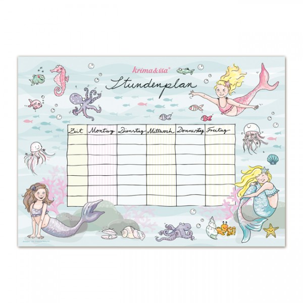 Stundenplan Meerjungfrau