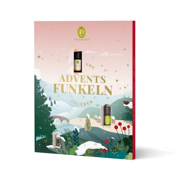 Duftender Adventskalender rot