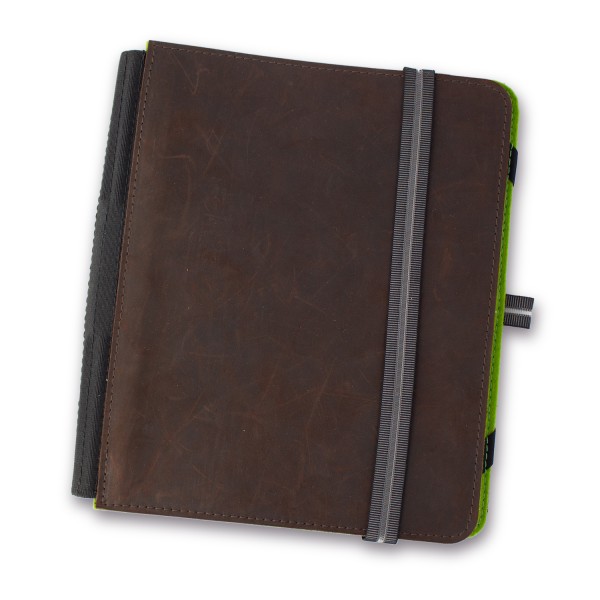 TB iPad Leder/Filz +3Klammern – grün