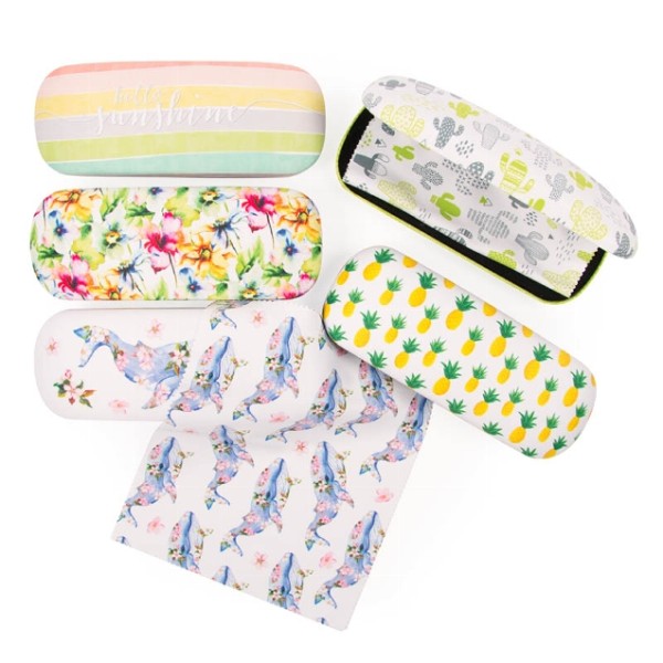 Brillenetui mit Microfasertuch