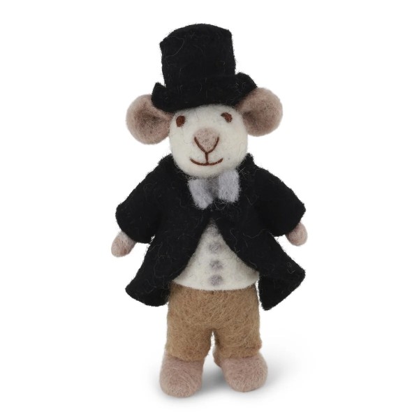 Filz Maus Bräutigam