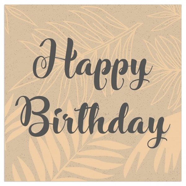 Servietten – Happy Birthday