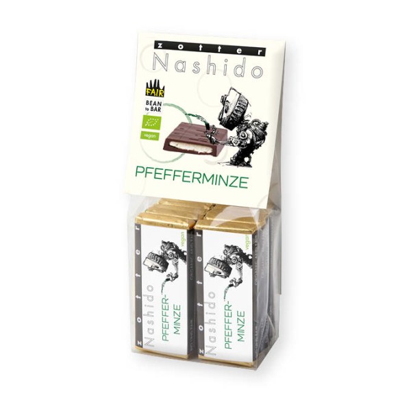 Schokolade Nashido - Pfefferminze - vegan