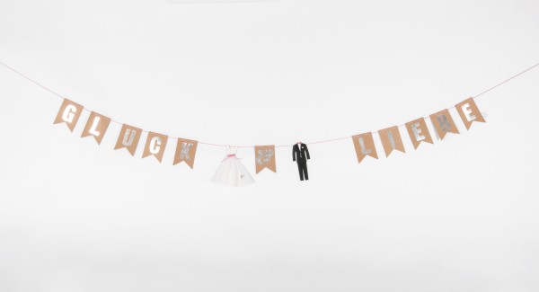 Hochzeits Girlande_ Glück & Liebe