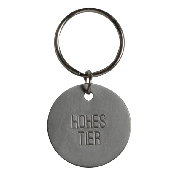 Hundemarke "Hohes Tier" silber