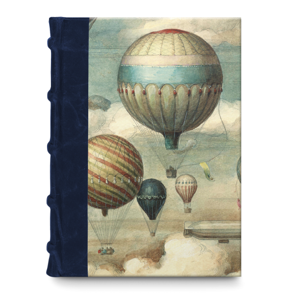 Halb-Leder Journal – Heißluftballon