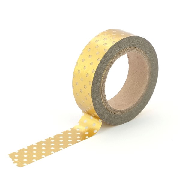 Creative tape Gold kleine Polkas