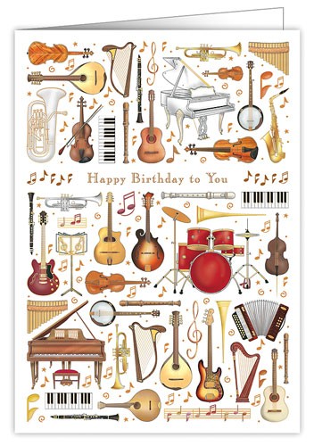 XL Karte Happy Birthday to you