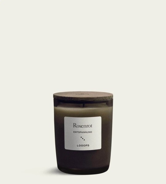 Kleine Duftkerze Rosenrot