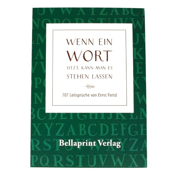 Bellaprint SpruchBuch grün