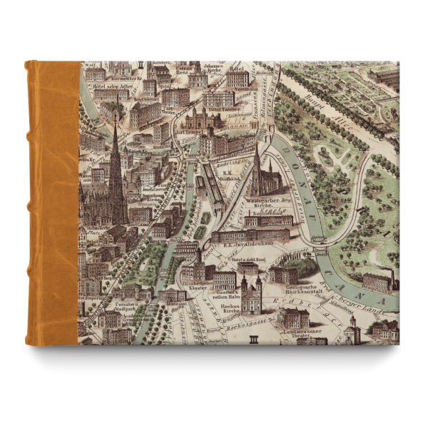 Halb-Leder Skizzenbuch– Innenstadt Wien