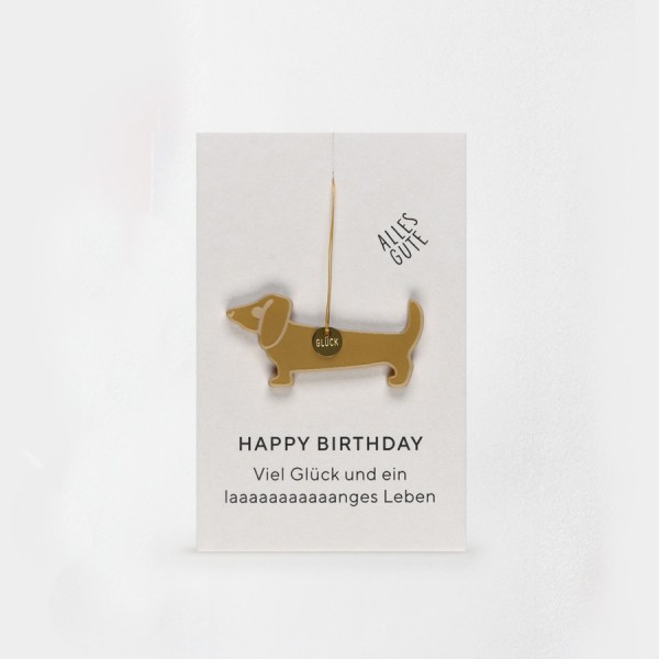 Glücksbringer Dackel