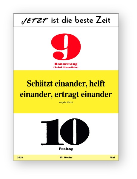 Original-Leitspruch-Auslese-Kalender 2025