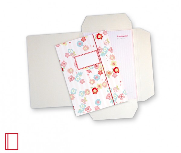 Mappe A4 Blumenallerlei