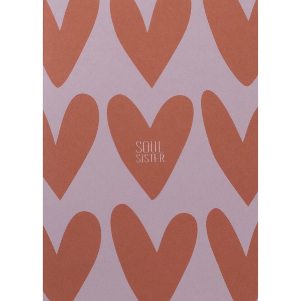 Karte - "Mädelspost "soul sister"